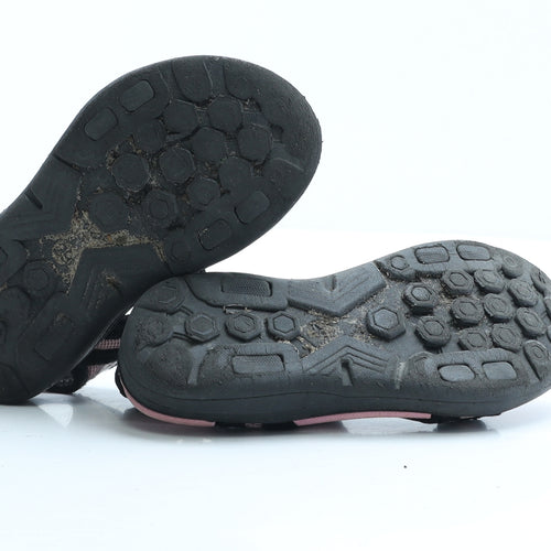 Martes Girls Black Colourblock Rubber Strappy Sandal UK 11.5 EUR 29