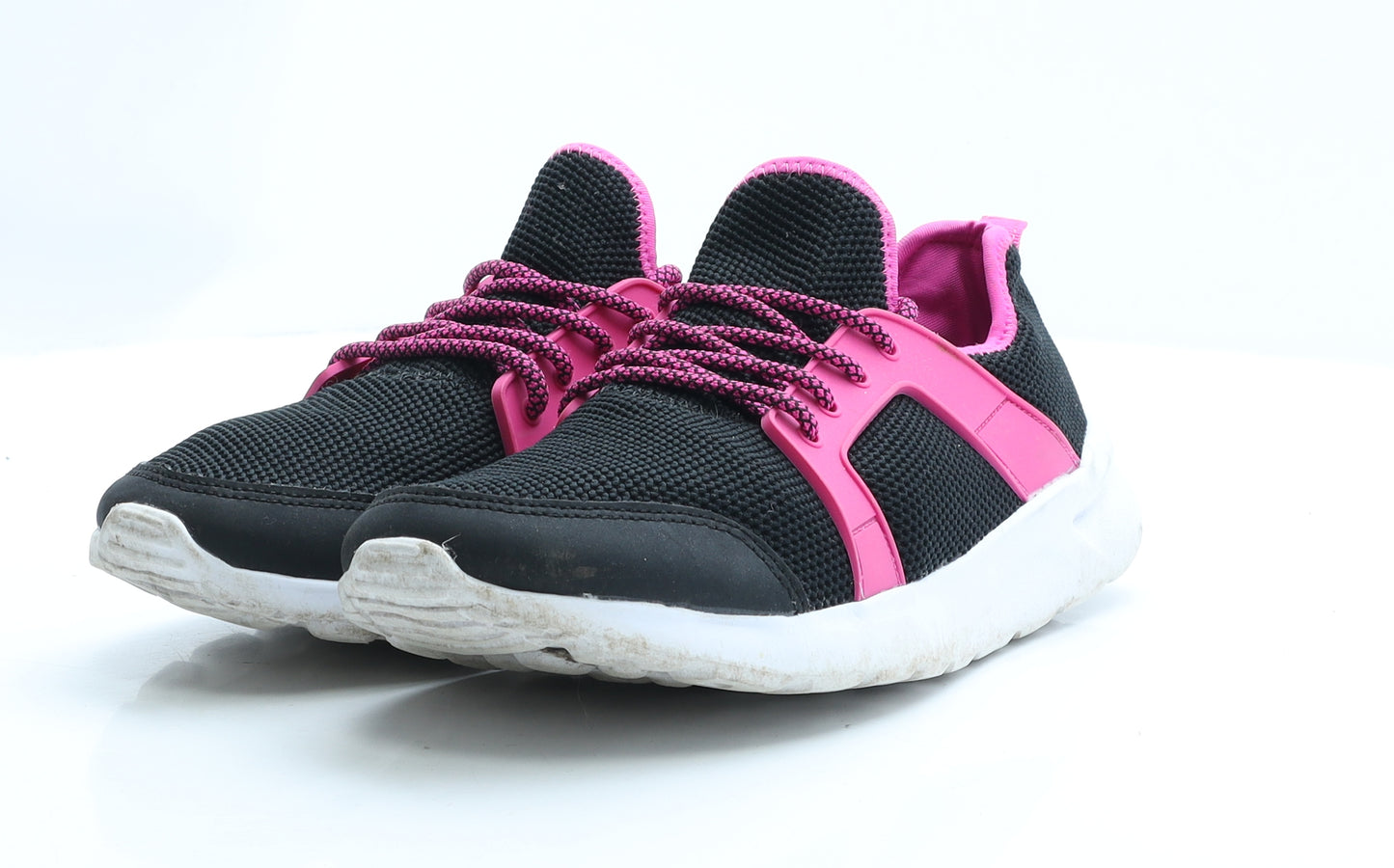Dunnes Stores Womens Black Colourblock Polyester Trainer UK 5 EUR 38