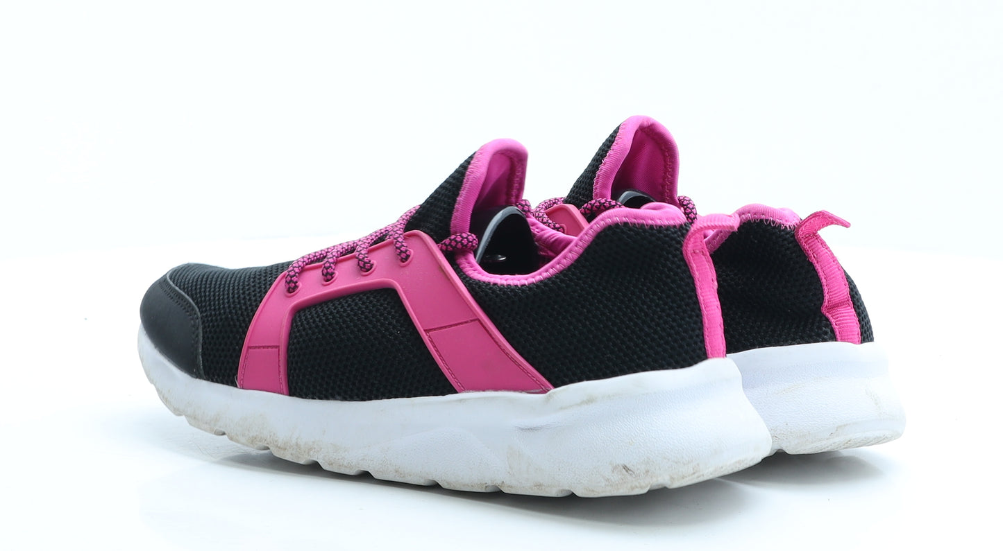 Dunnes Stores Womens Black Colourblock Polyester Trainer UK 5 EUR 38