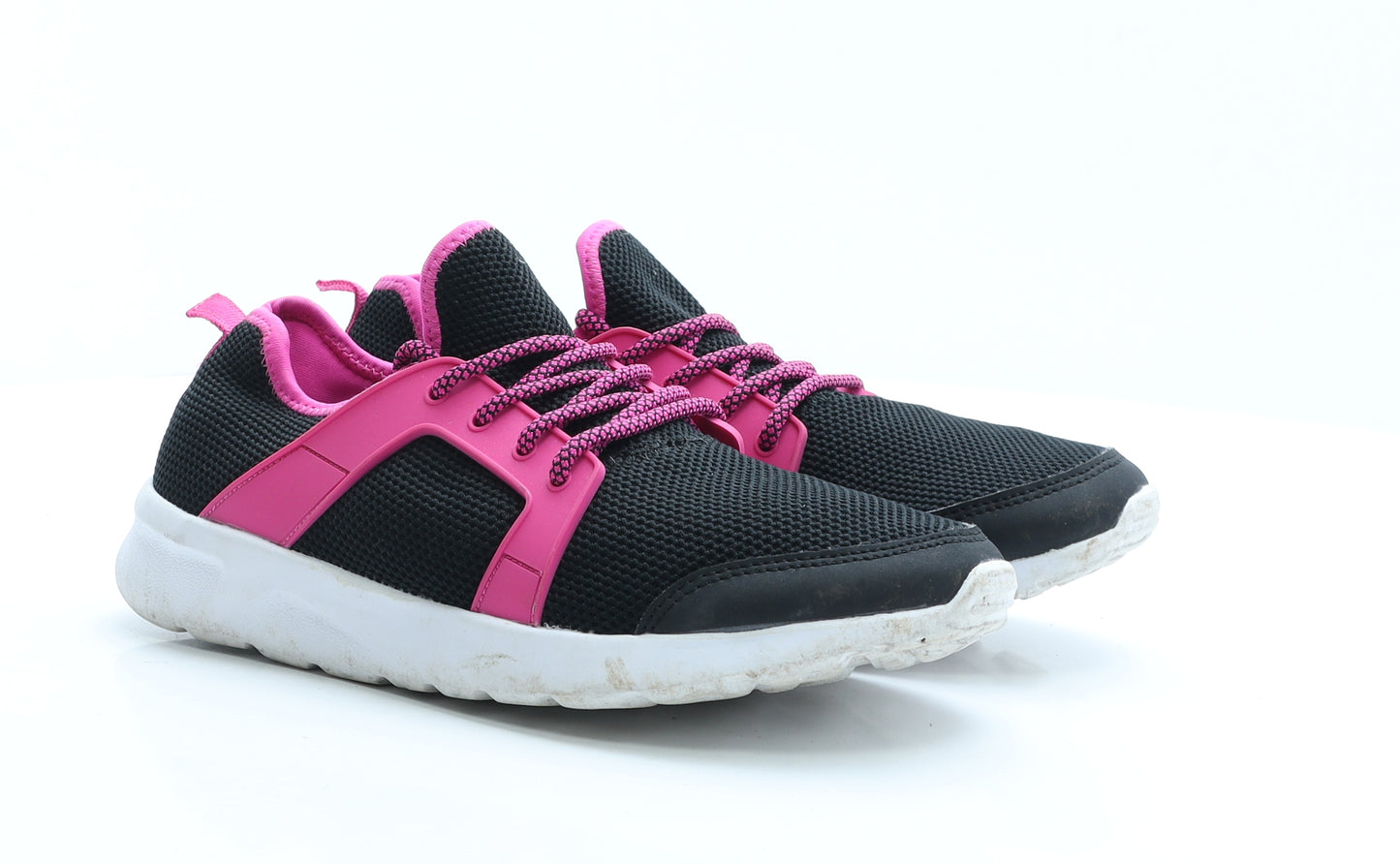 Dunnes Stores Womens Black Colourblock Polyester Trainer UK 5 EUR 38