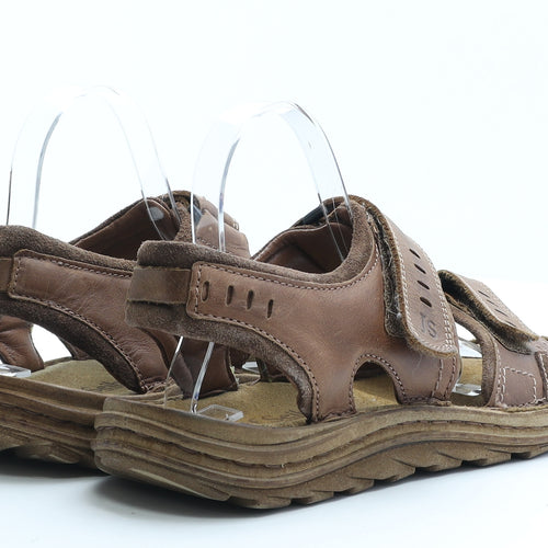 Josef Seibel Womens Brown Polyester Strappy Sandal UK 7 EUR 40