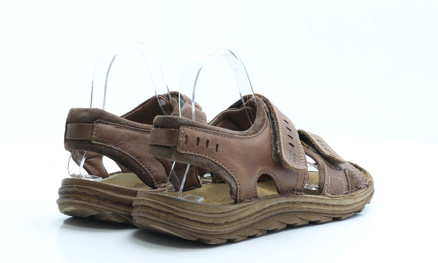 Josef Seibel Womens Brown Polyester Strappy Sandal UK 7 EUR 40
