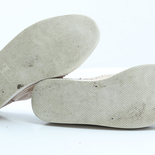 Primark Womens Pink Faux Suede Oxford Flat UK 5 38