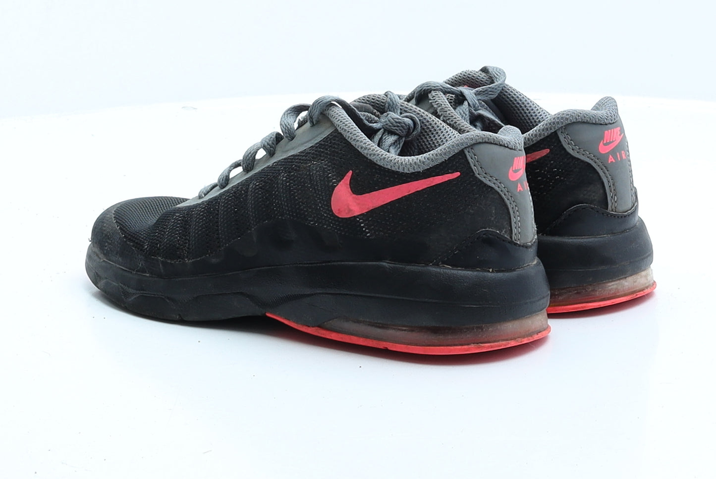 Nike Girls Black Polyester Trainer UK 1 EUR 33