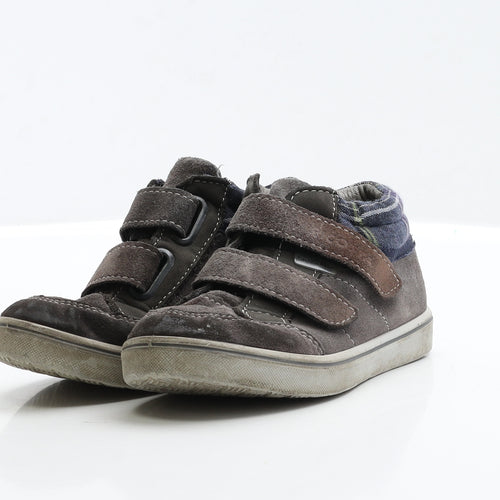 Ricosta Boys Brown Faux Suede Trainer Casual UK 10 EUR 28