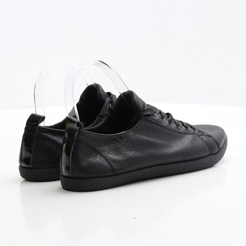 Preworn Womens Black Polyester Trainer UK 4 EUR 37