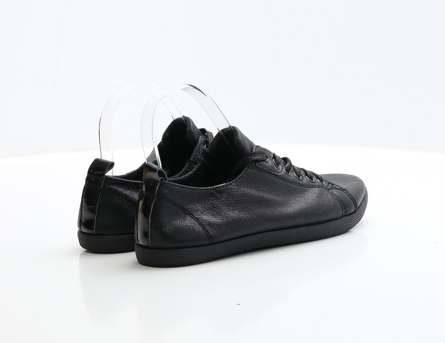 Preworn Womens Black Polyester Trainer UK 4 EUR 37