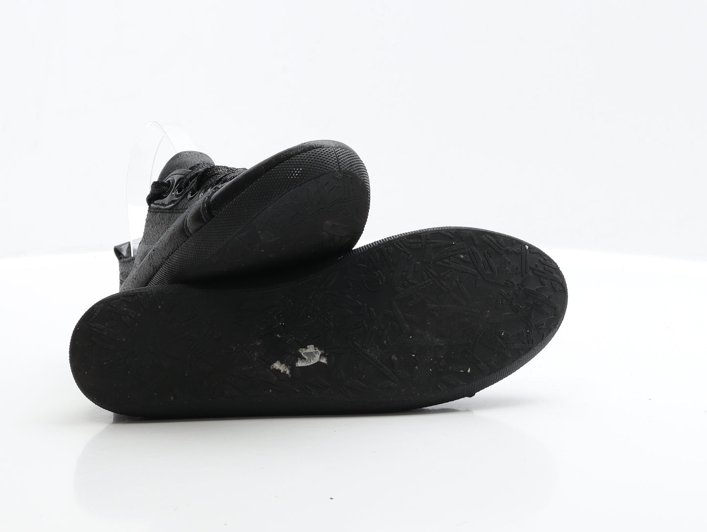 Preworn Womens Black Polyester Trainer UK 4 EUR 37
