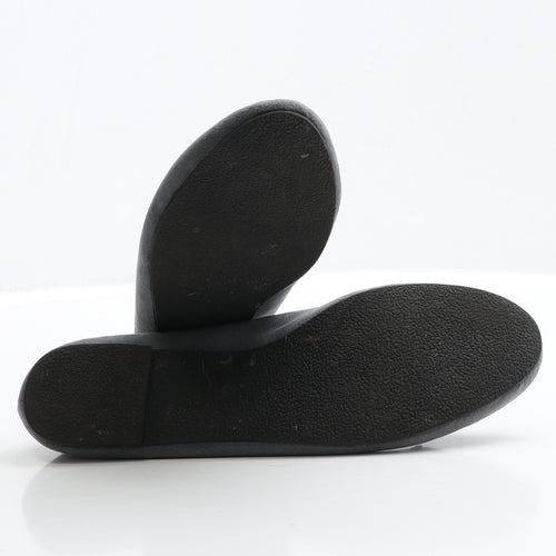 Primark Womens Grey Faux Suede Ballet Flat UK 4 EUR 37