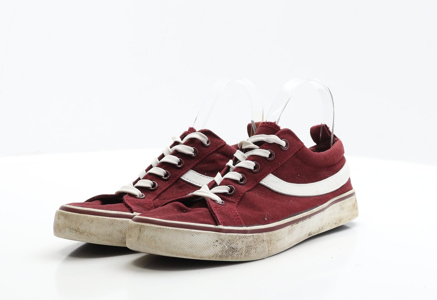 Primark Womens Red Fabric Trainer UK 6 EUR 39