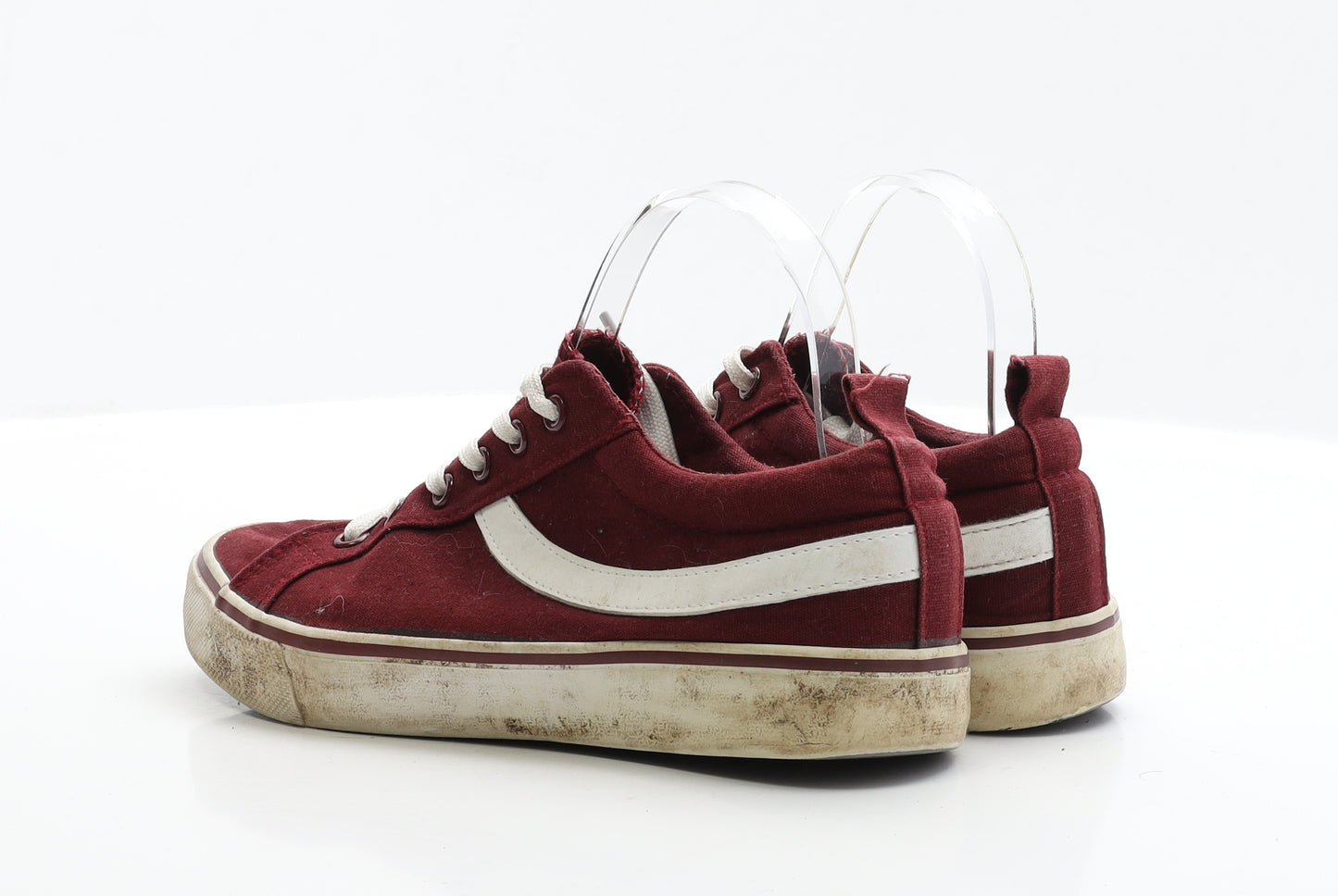 Primark Womens Red Fabric Trainer UK 6 EUR 39
