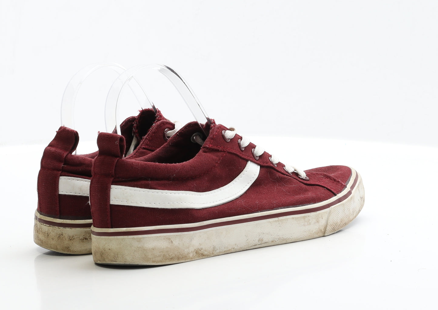 Primark Womens Red Fabric Trainer UK 6 EUR 39