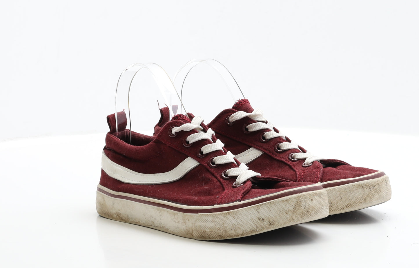 Primark Womens Red Fabric Trainer UK 6 EUR 39