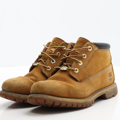 Timberland Womens Brown Suede Bootie Boot UK 6 EUR 39