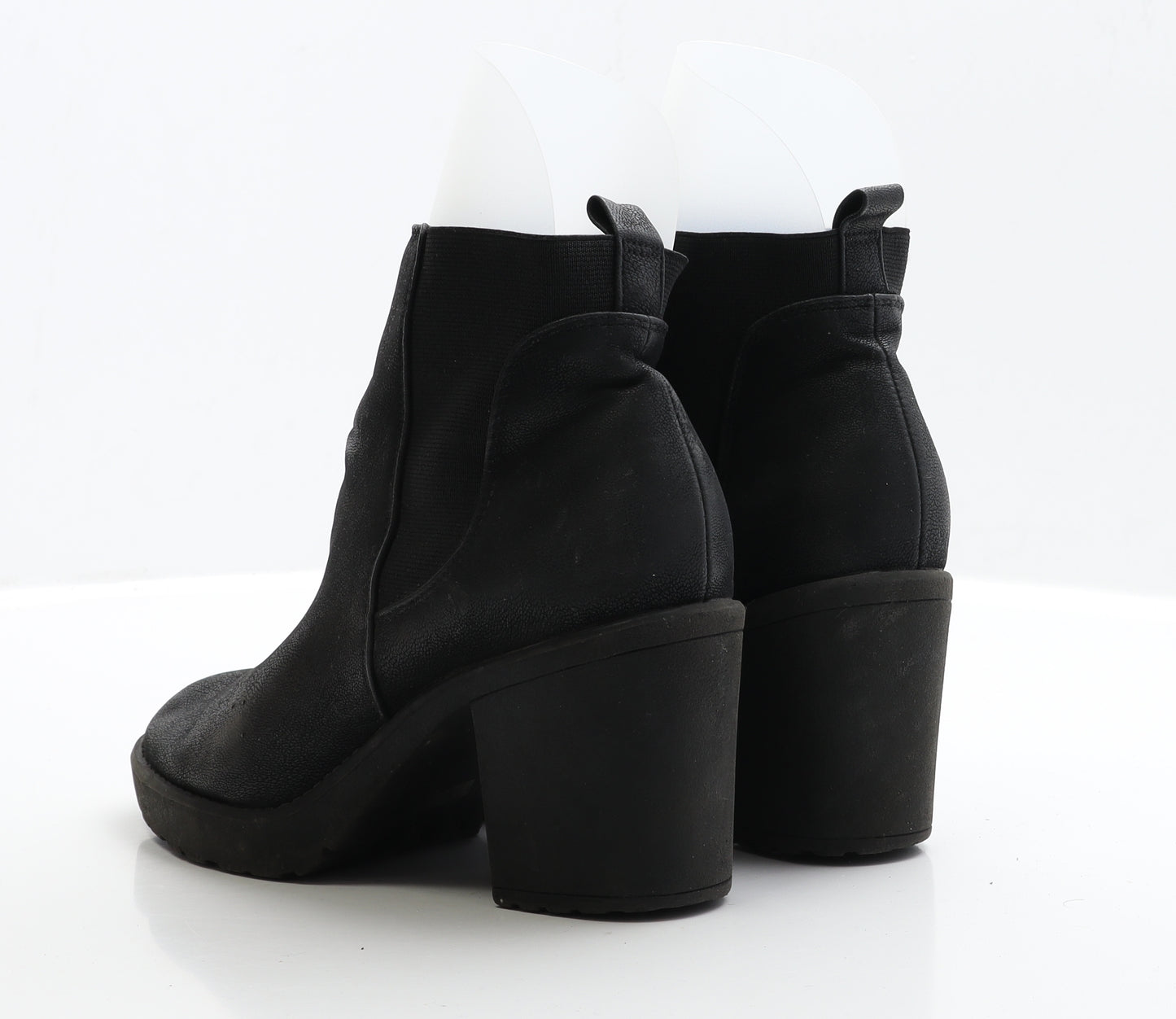 F&F Womens Black Polyester Chelsea Boot UK 6.5 EUR 40