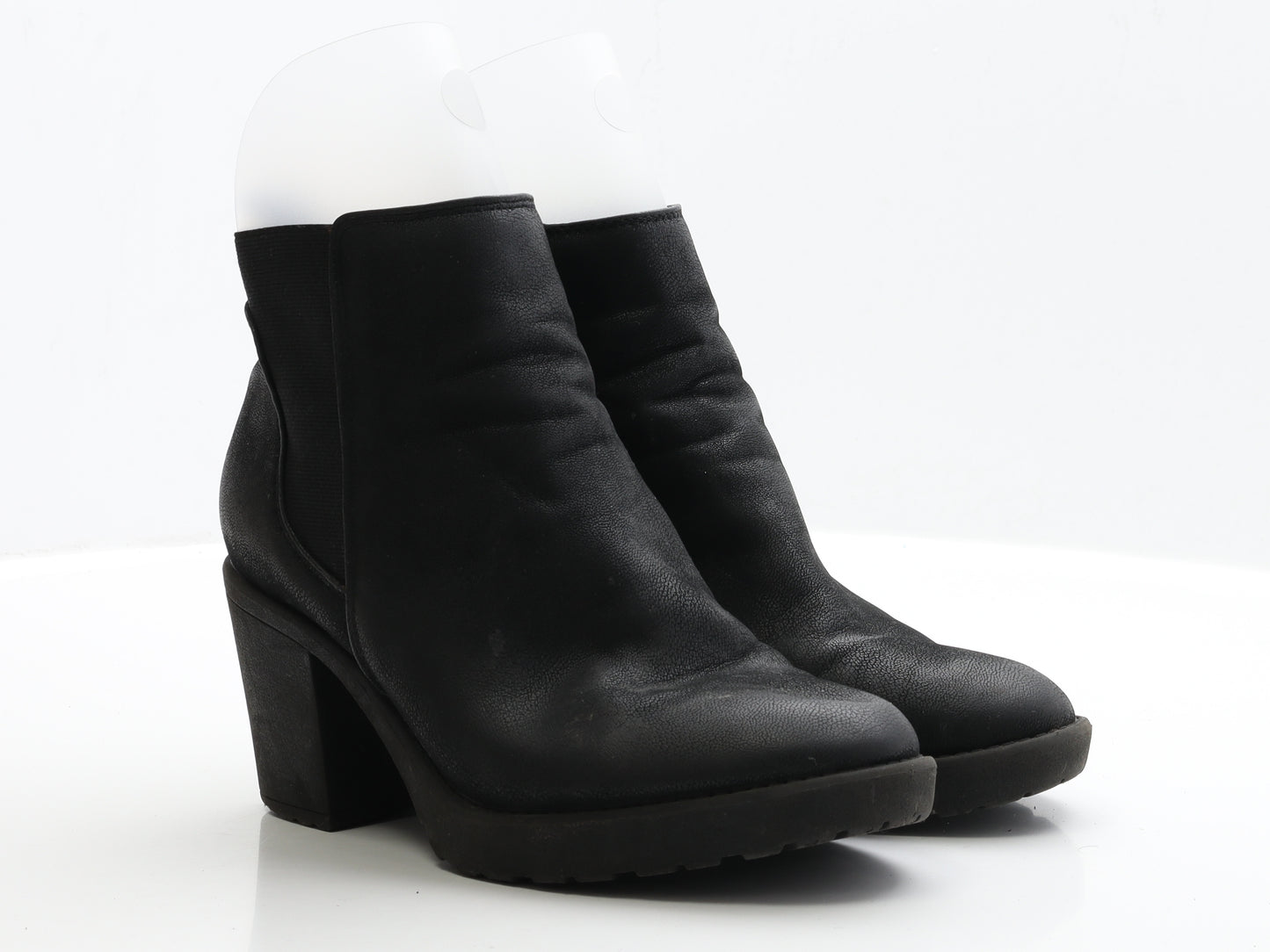 F&F Womens Black Polyester Chelsea Boot UK 6.5 EUR 40