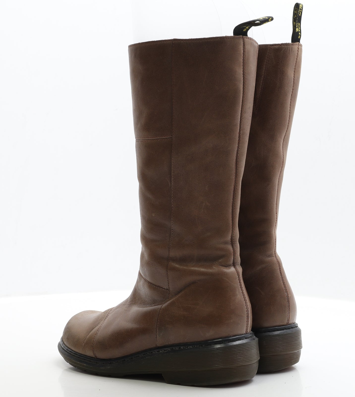 Dr. Martens Womens Brown Leather Bootie Boot UK 6 EUR 39