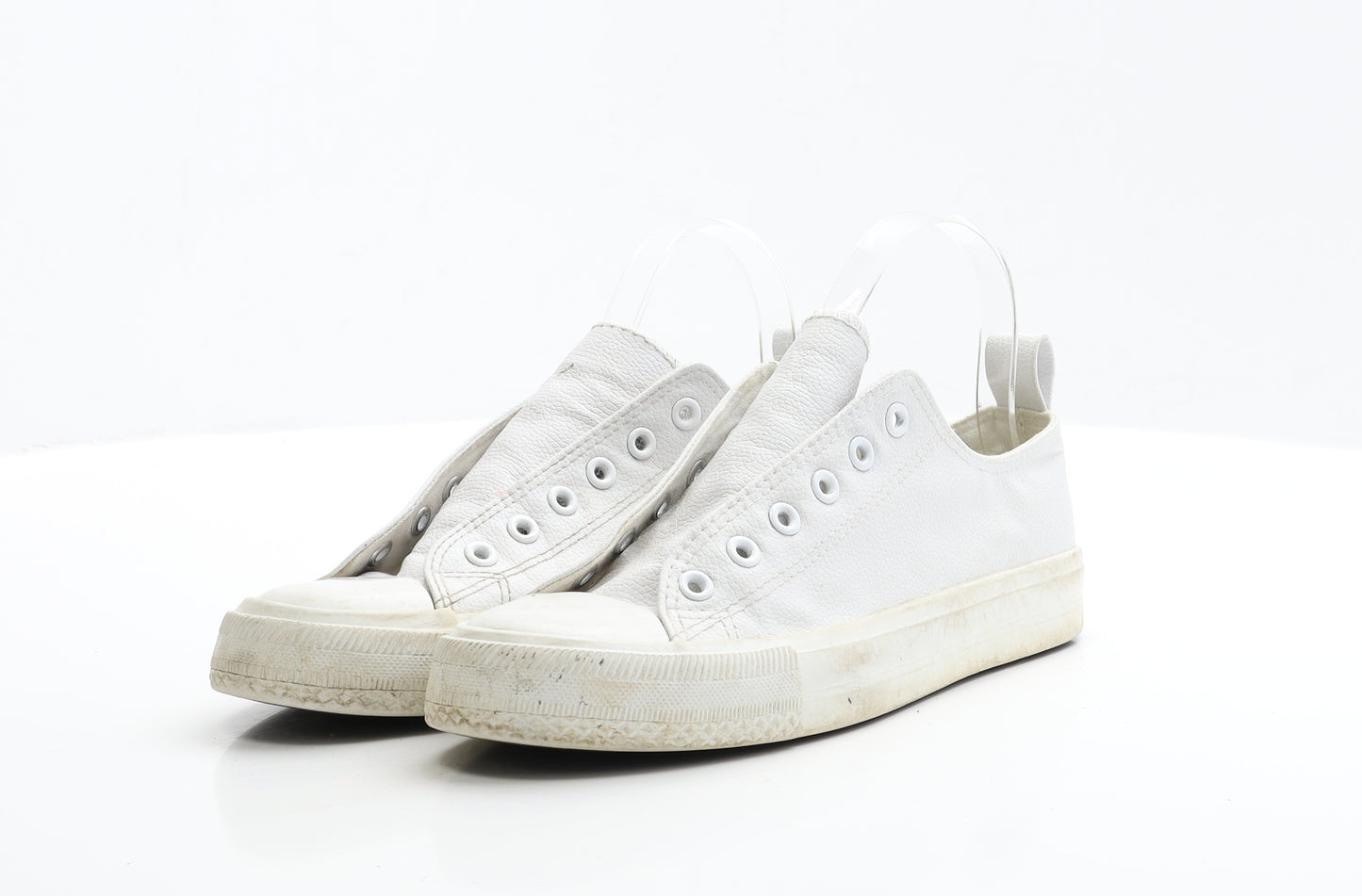 Primark Womens White Fabric Trainer UK 5 EUR 38