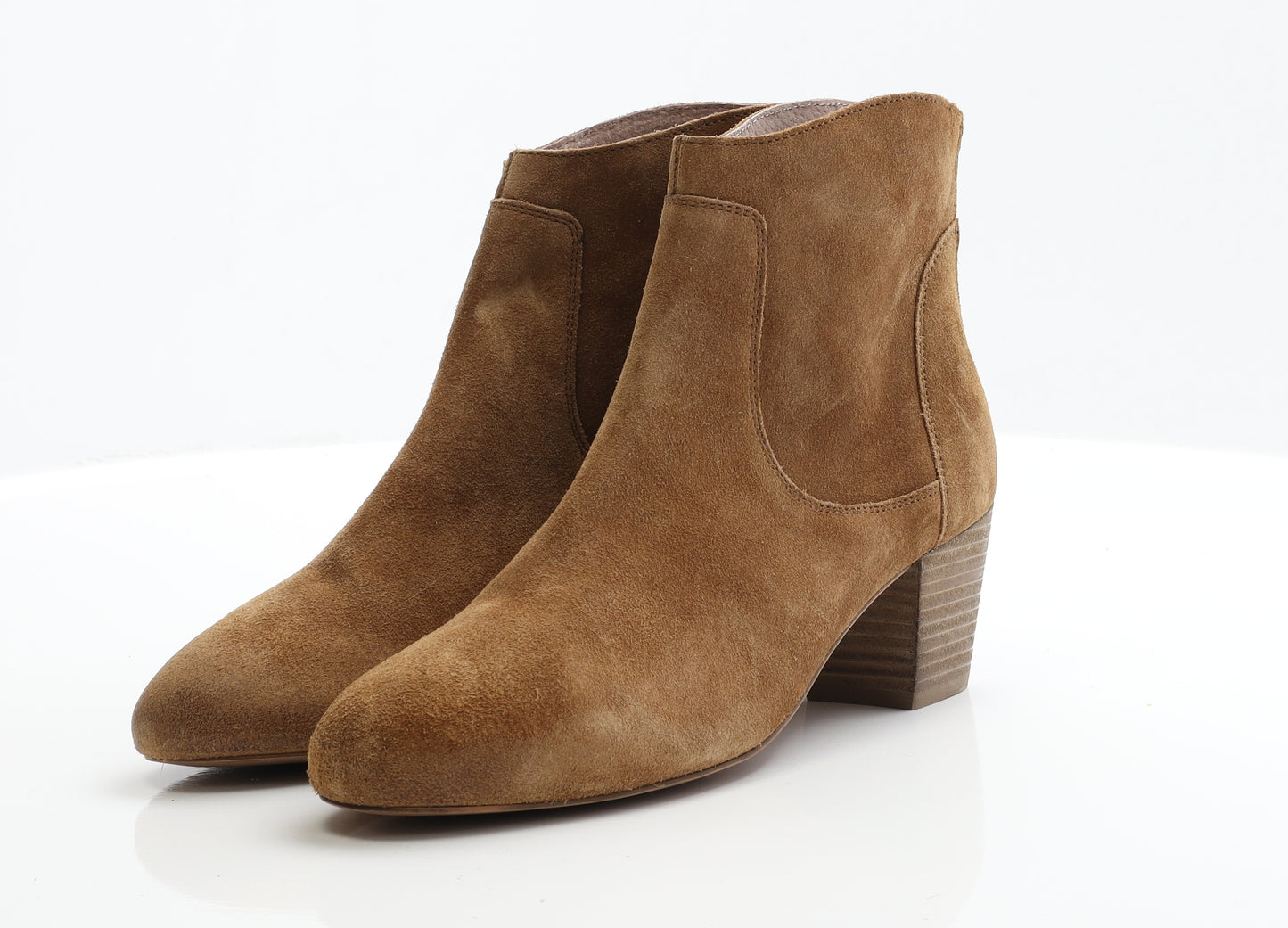 Fat Face Womens Brown Suede Cowboy Boot UK 6 EUR 39
