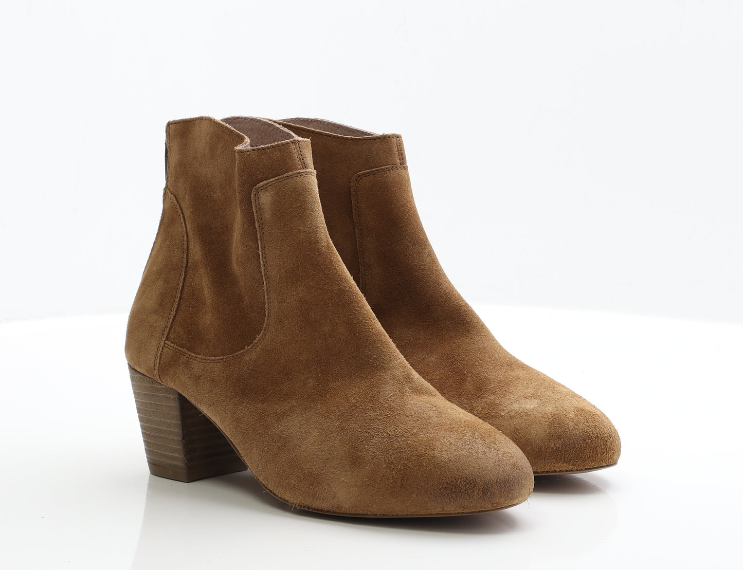 Fat Face Womens Brown Suede Cowboy Boot UK 6 EUR 39