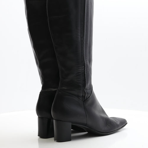 Van Dal Womens Black Faux Leather Bootie Boot UK 7 EUR 40