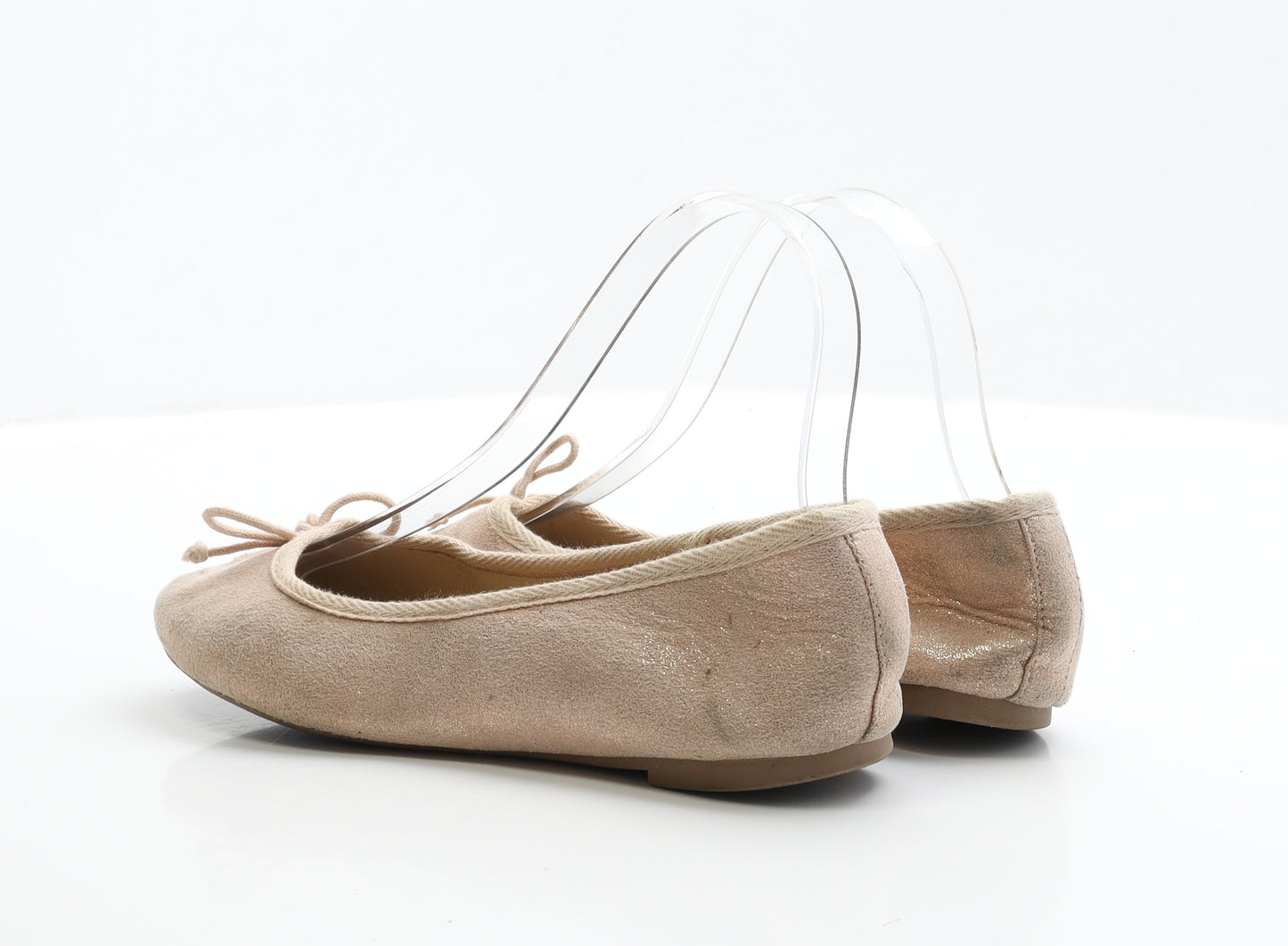 New Look Womens Pink Polyester Ballet Flat UK 5 EUR 38