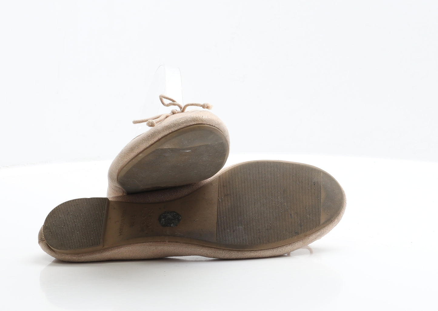 New Look Womens Pink Polyester Ballet Flat UK 5 EUR 38