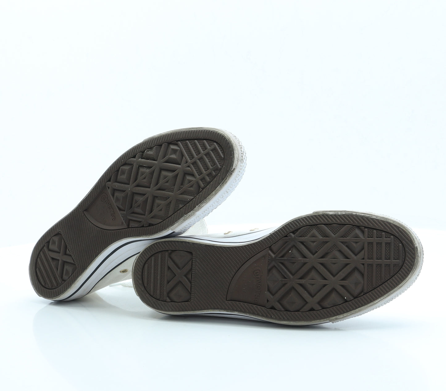 Converse Womens White Fabric Trainer UK 7 EUR 40