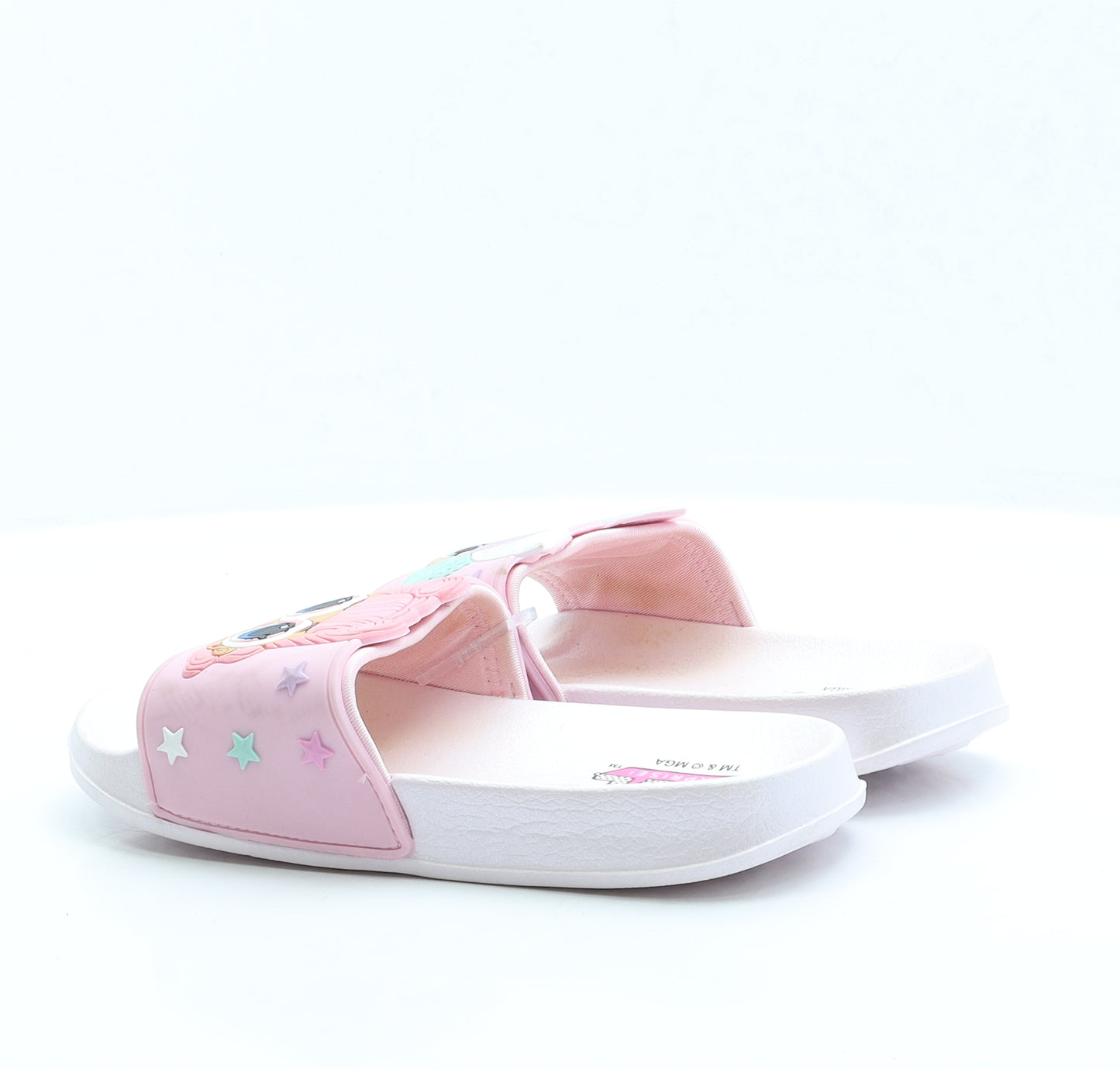 LOL Dolls Womens Pink Rubber Slip On Sandal UK 3