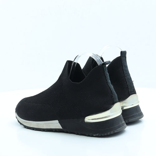 Preworn Womens Black Polyester Trainer UK 8