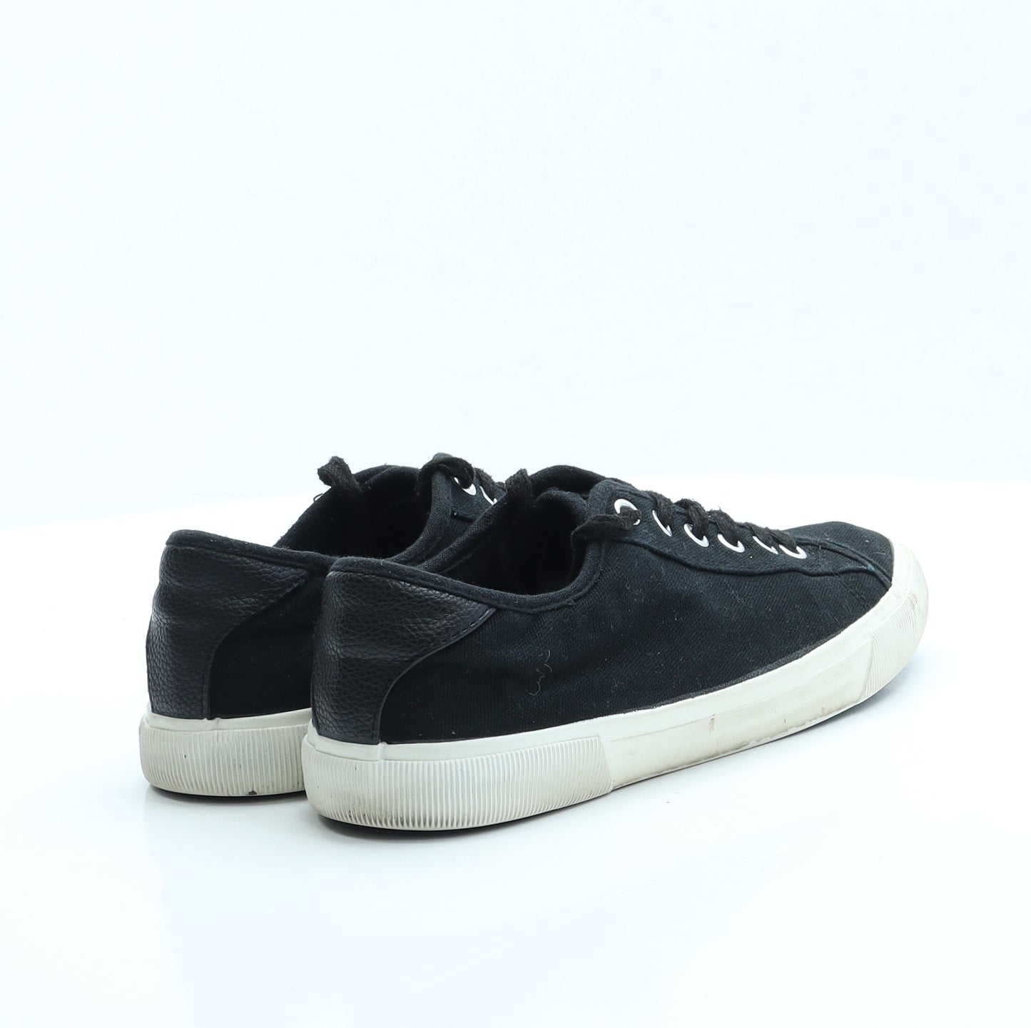 F&F Womens Black Fabric Trainer UK 6.5