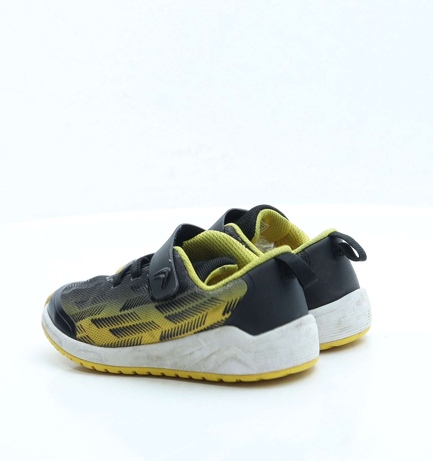 Clarks Boys Yellow Polyester Trainer UK 9