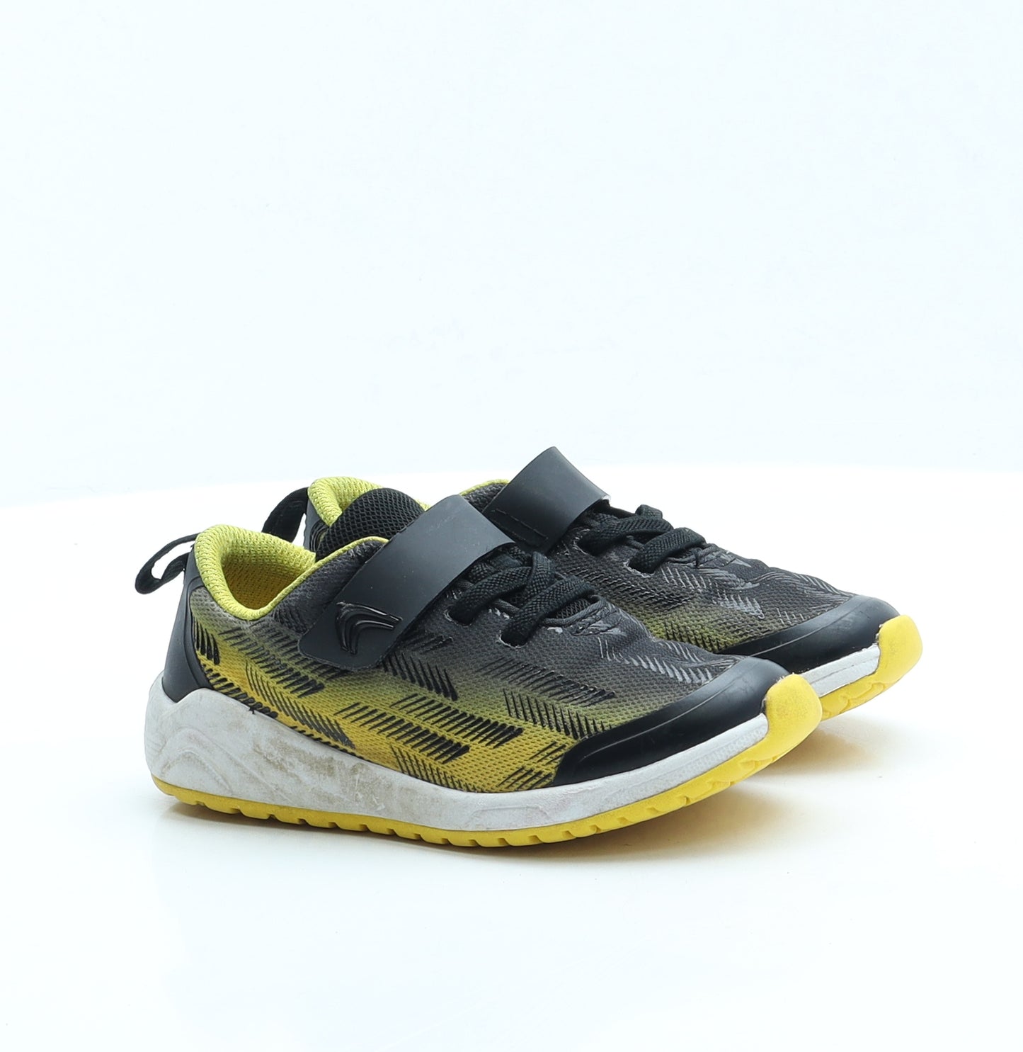 Clarks Boys Yellow Polyester Trainer UK 9