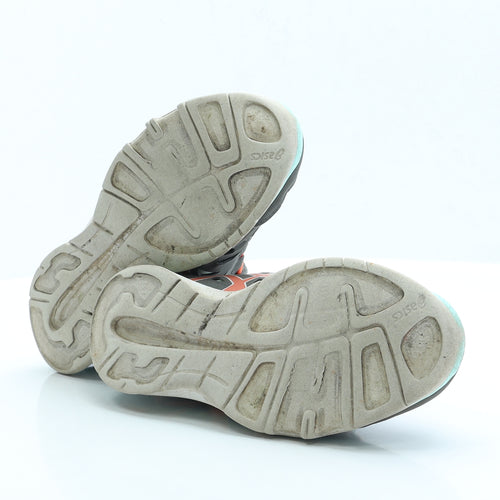 ASICS Womens Grey Fabric Trainer UK 5 US 7