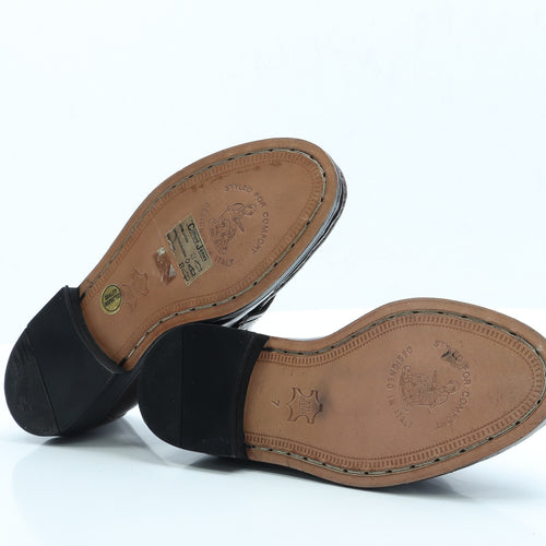 Clifford James Mens Brown Faux Leather Loafer Casual UK 7