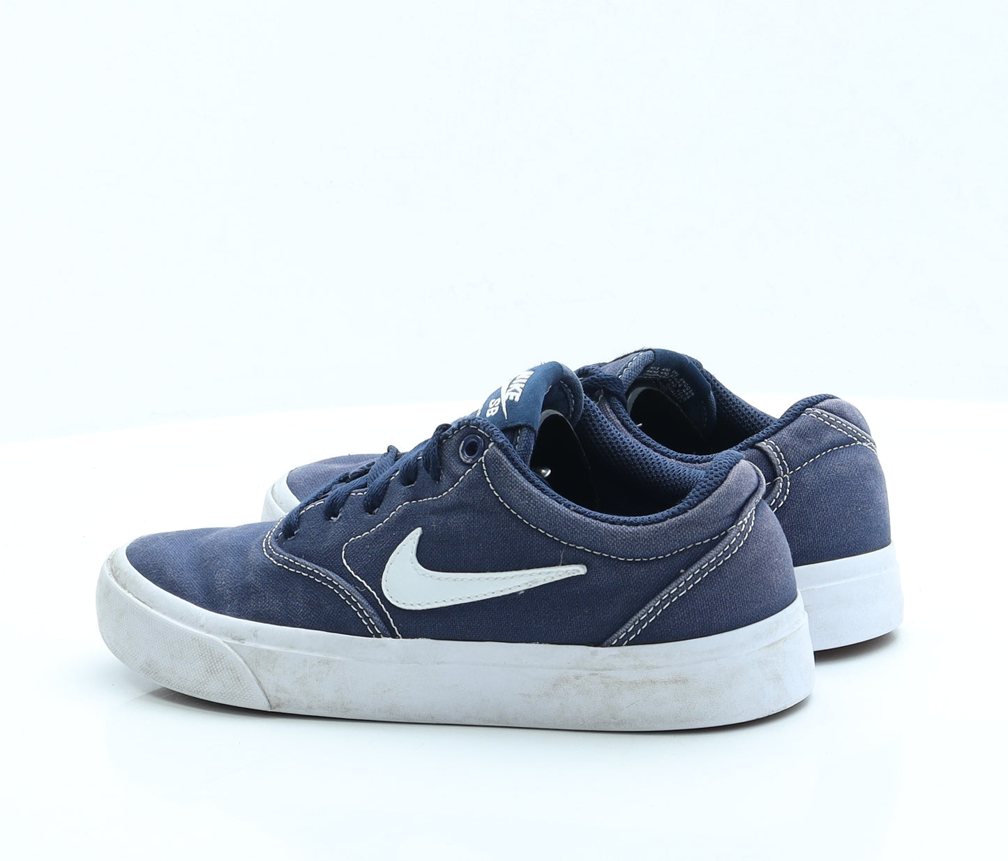 Nike Boys Blue Fabric Trainer UK 4