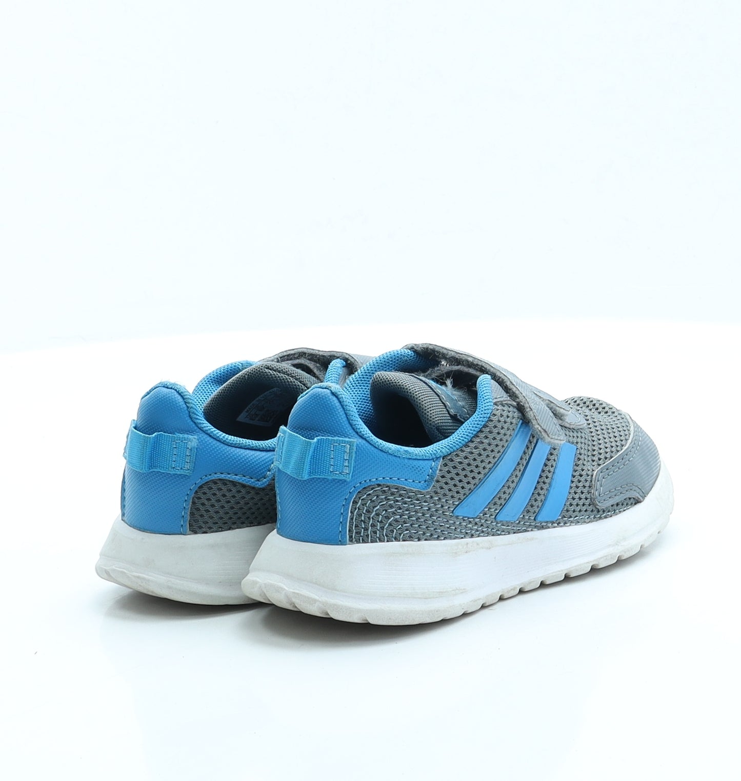 adidas Boys Grey Fabric Trainer UK 3