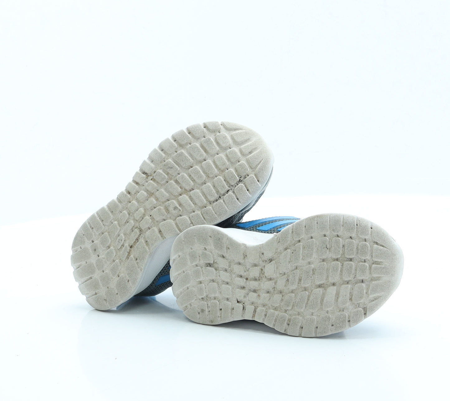 adidas Boys Grey Fabric Trainer UK 3