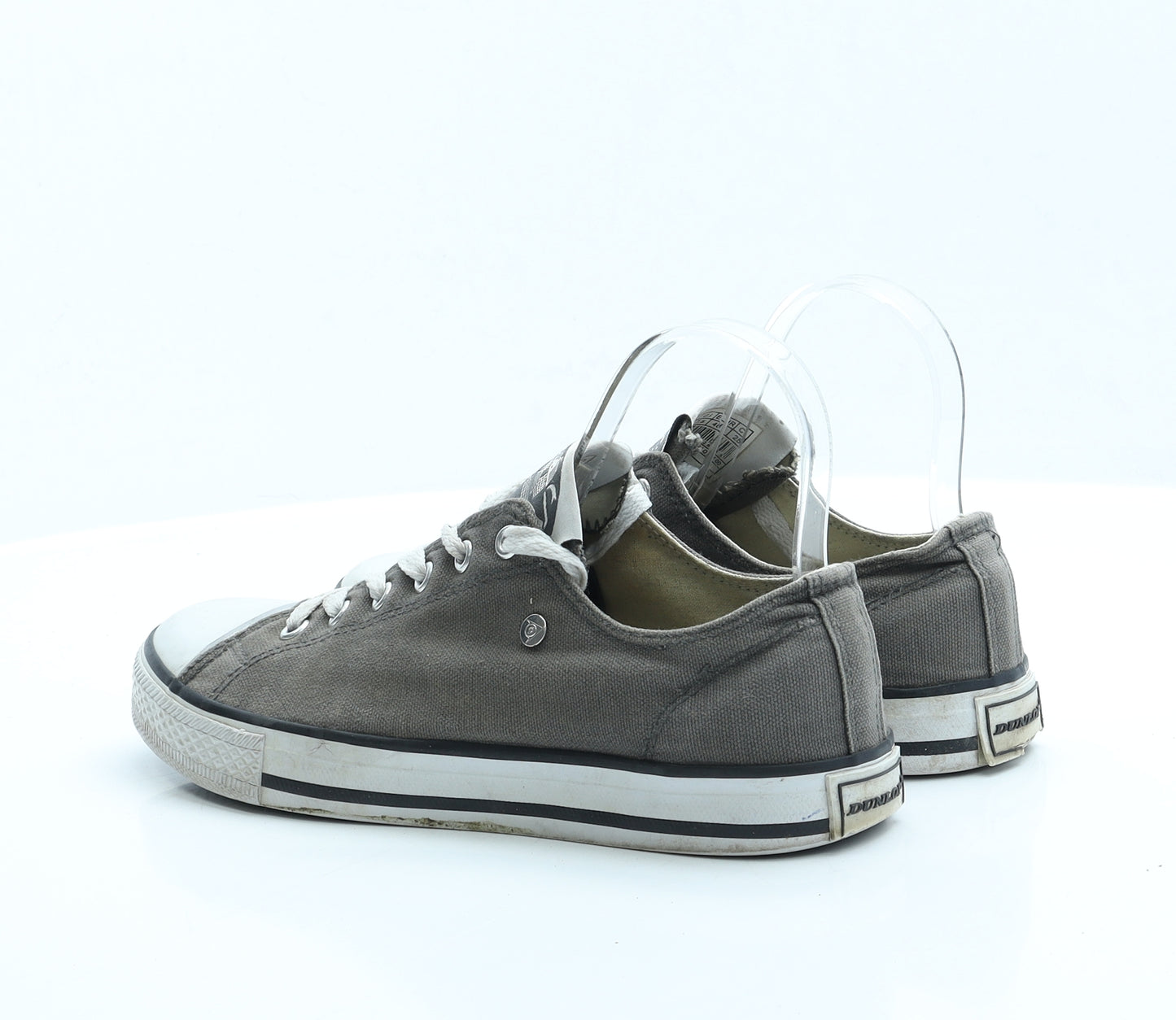 Dunlop Womens Grey Fabric Trainer UK 6.5