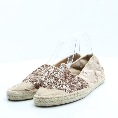 Primark Womens Pink Polyester Espadrille Sandal UK 7