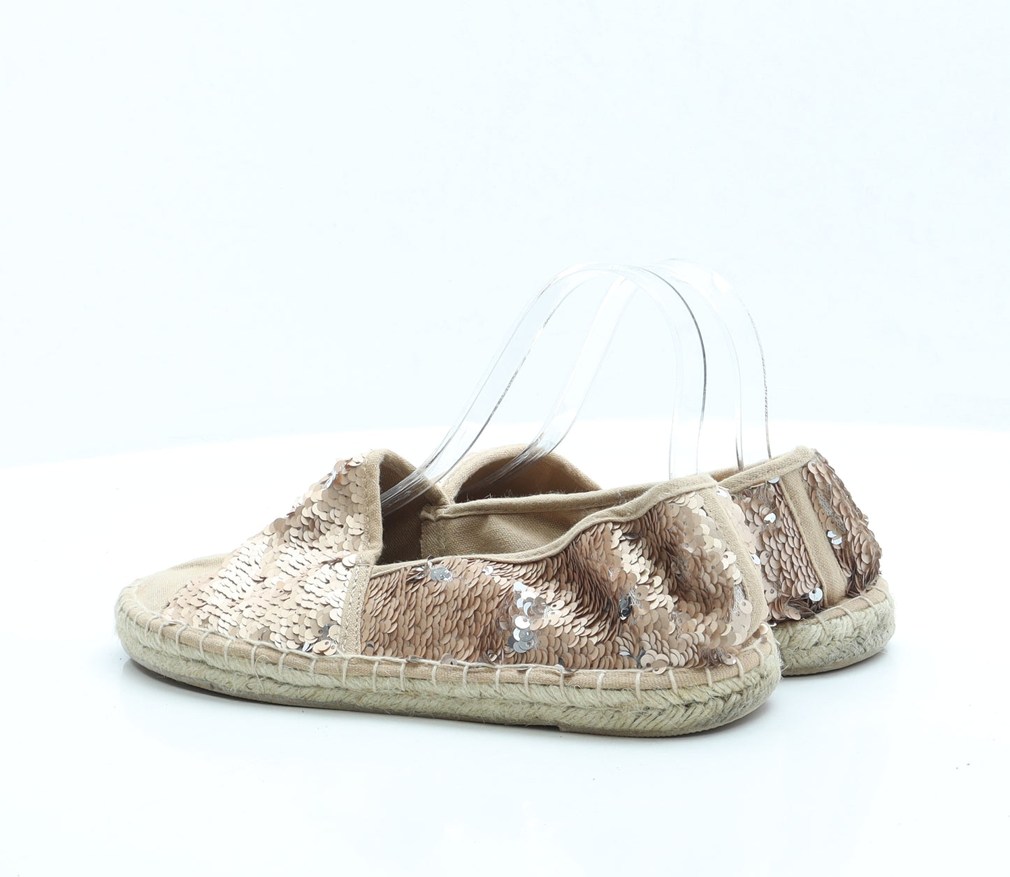 Primark Womens Pink Polyester Espadrille Sandal UK 7