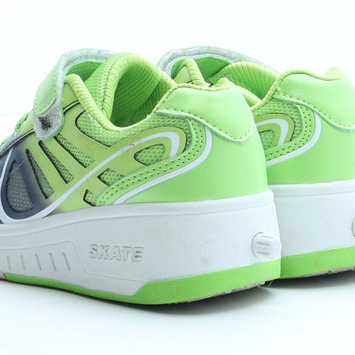 Skate Boys Green Colourblock Polyester Trainer UK 11.5 EUR 29