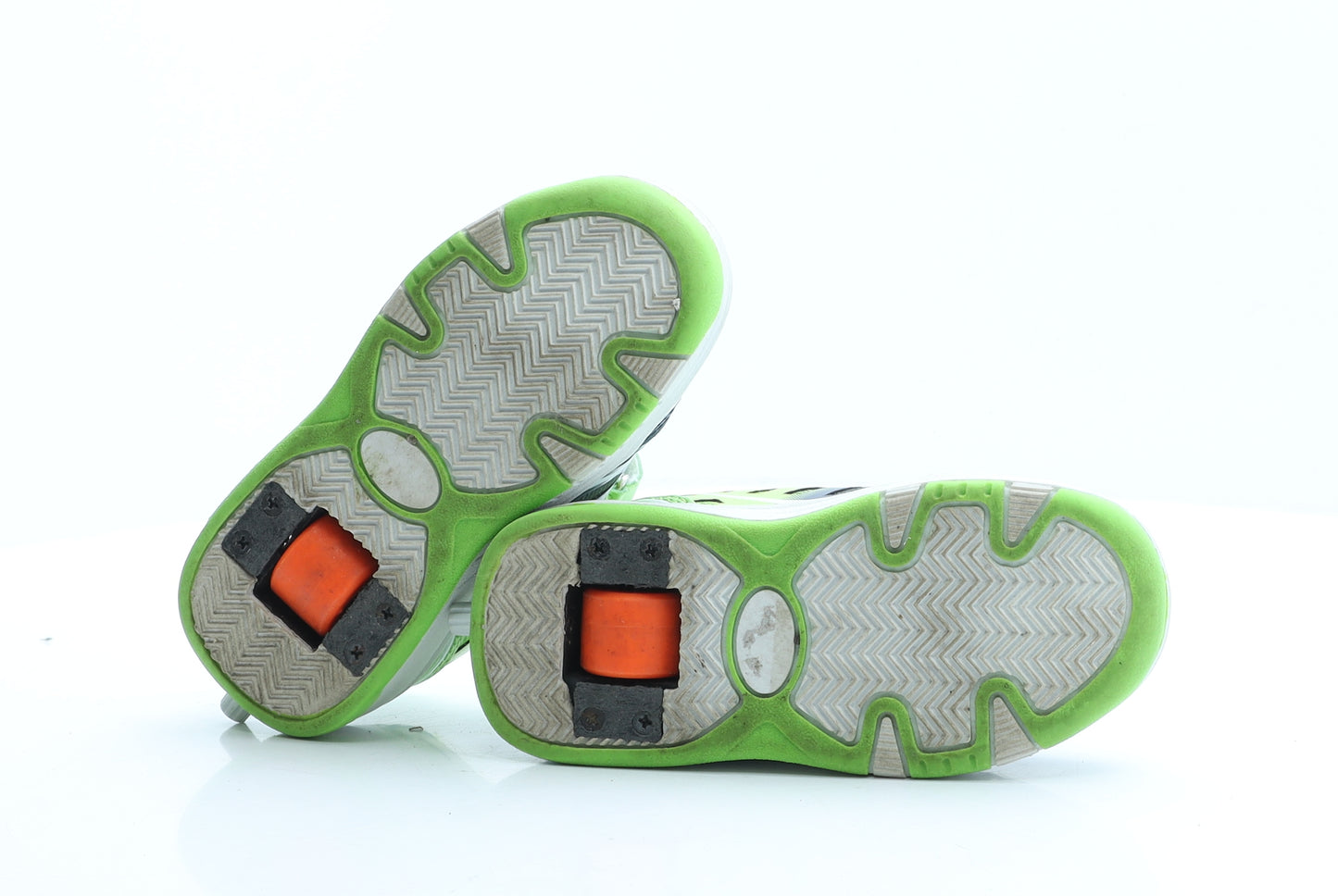 Skate Boys Green Colourblock Polyester Trainer UK 11.5 EUR 29