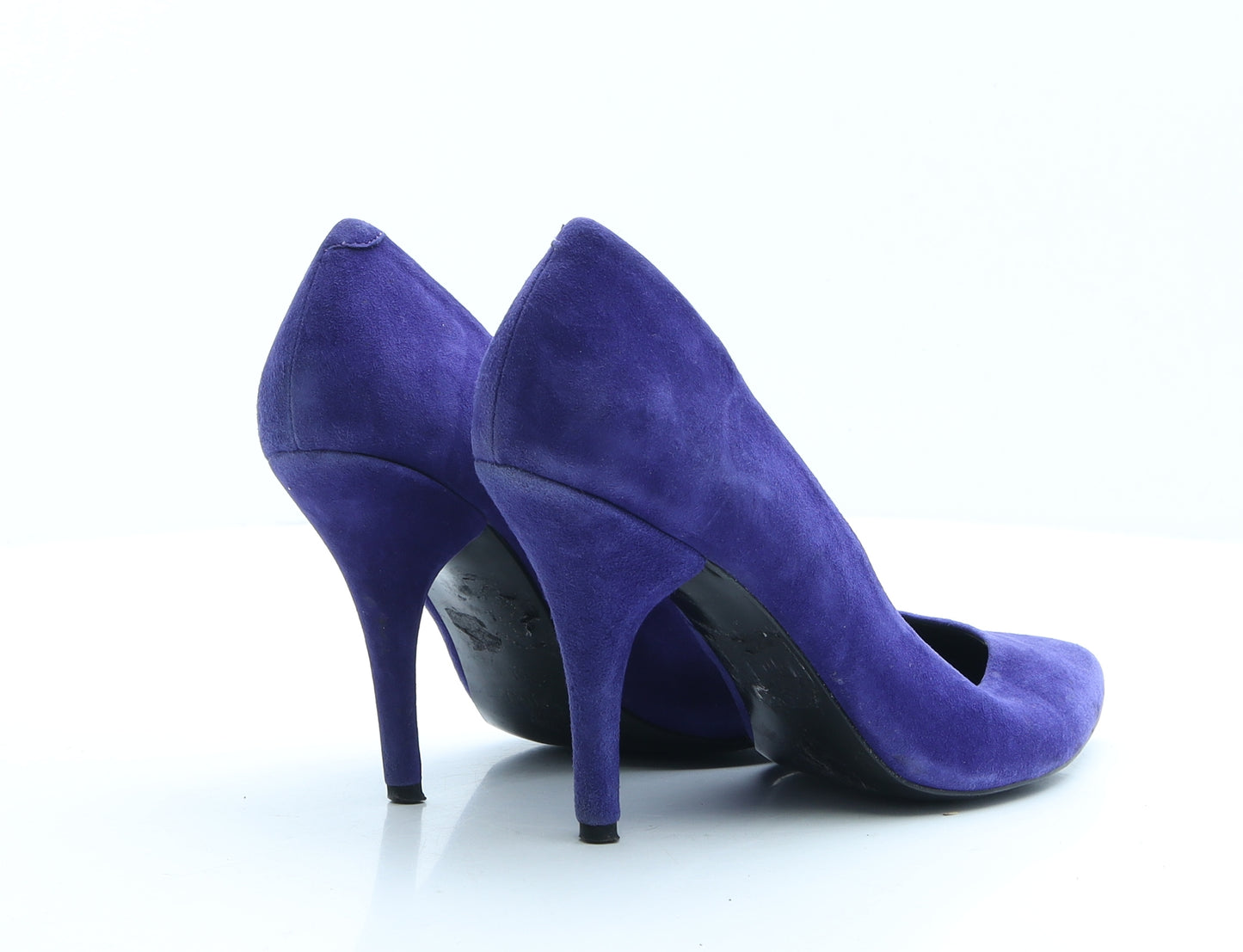 Faith Womens Purple Polyester D'Orsay Heel UK 6 EUR 39