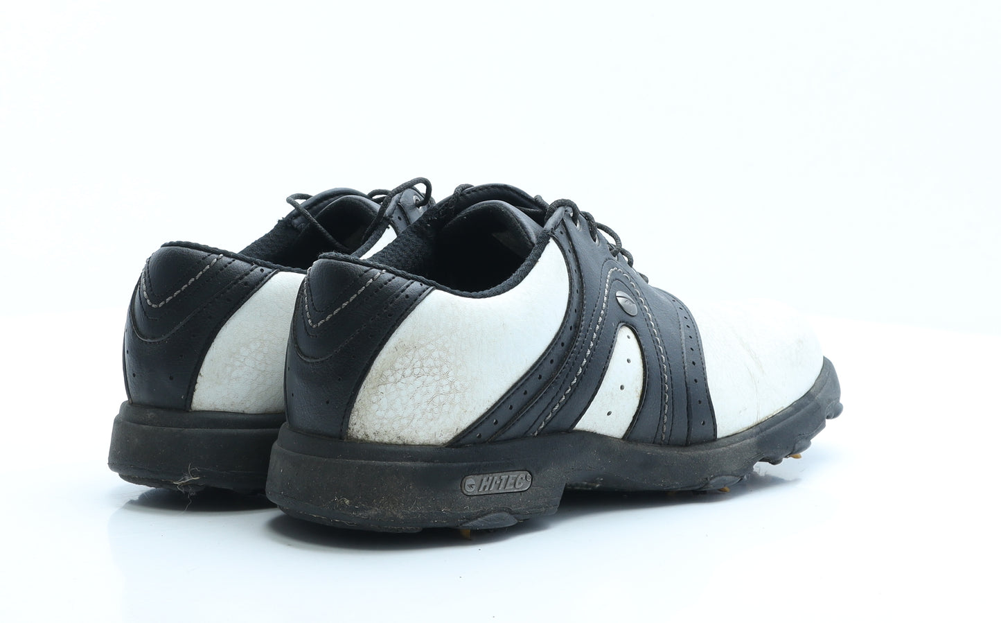 V-Lite Mens White Colourblock Leather Trainer UK 9 EUR 43 - Golf Boots