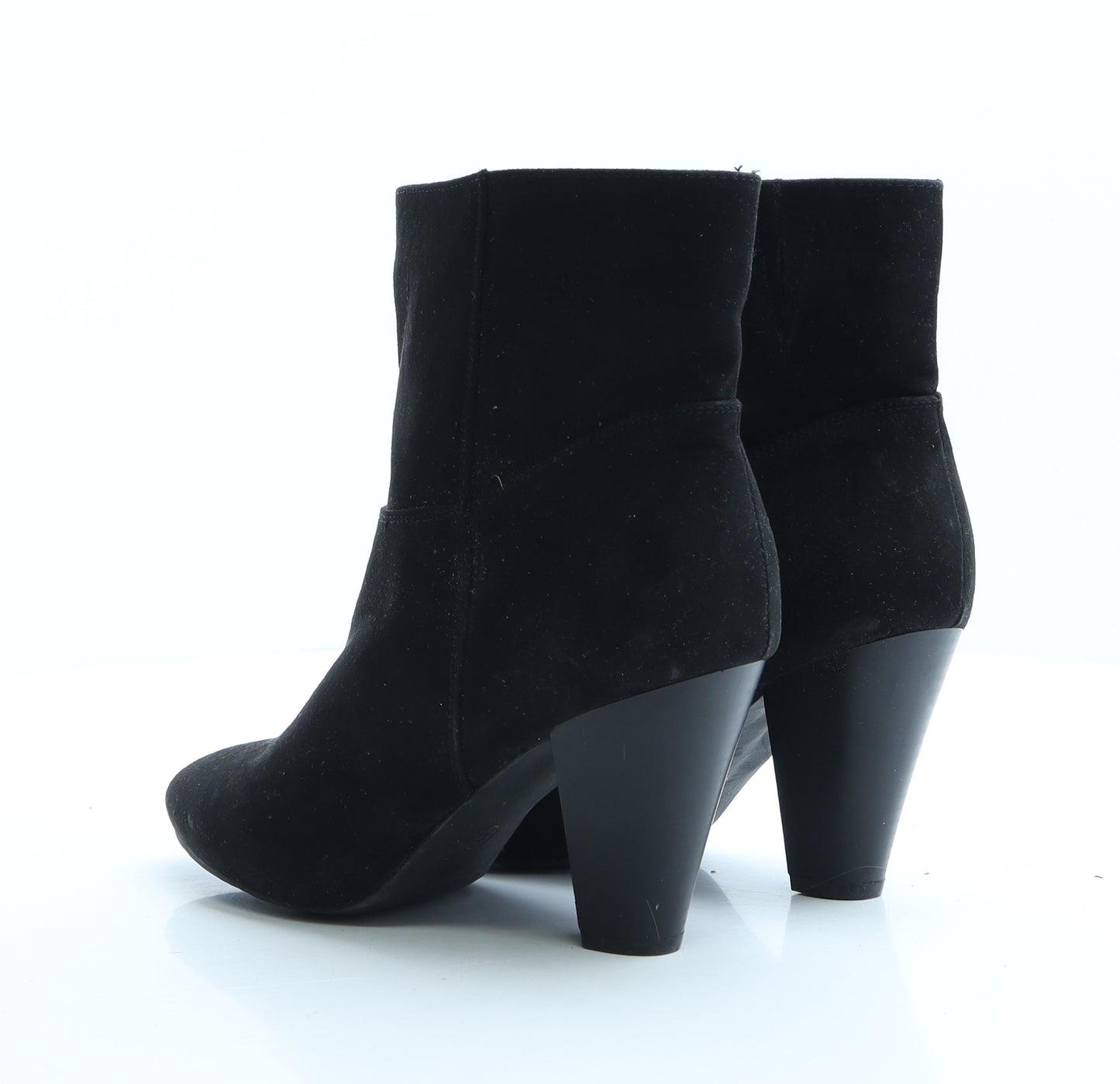 Papaya Womens Black Polyester Biker Boot UK 6 EUR 39