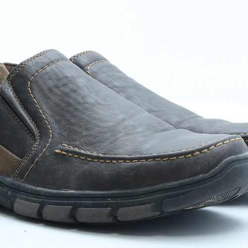 Cushion Walk Mens Brown Faux Leather Loafer Casual UK 11 EUR 45