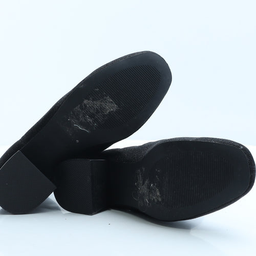 Primark Womens Black Polyester Bootie Boot UK 4 EUR 37