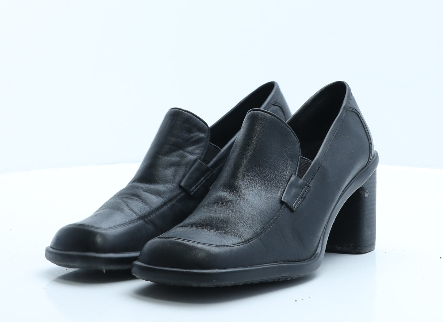 Clarks Womens Black Polyester Court Heel UK 5.5 EUR 38.5