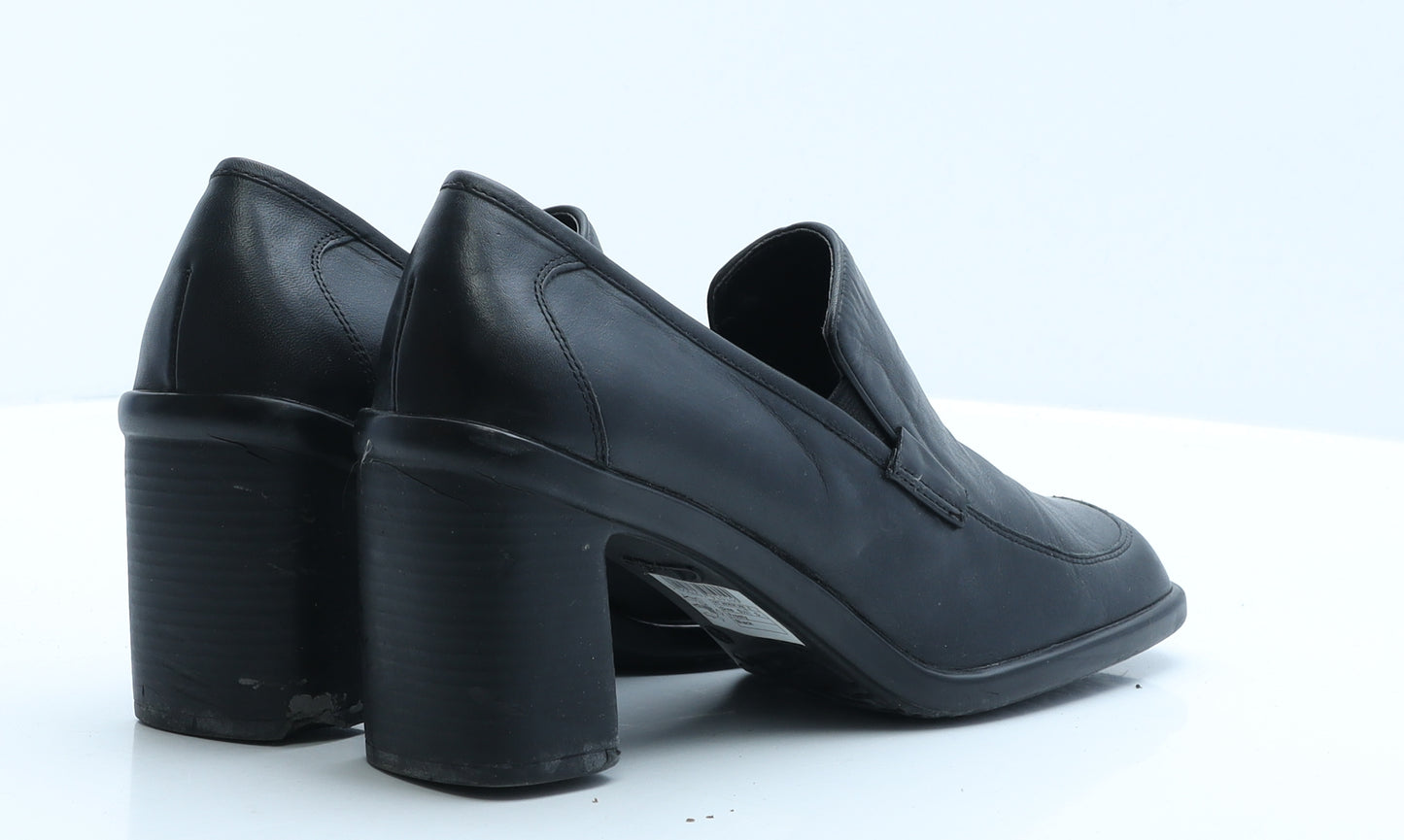 Clarks Womens Black Polyester Court Heel UK 5.5 EUR 38.5